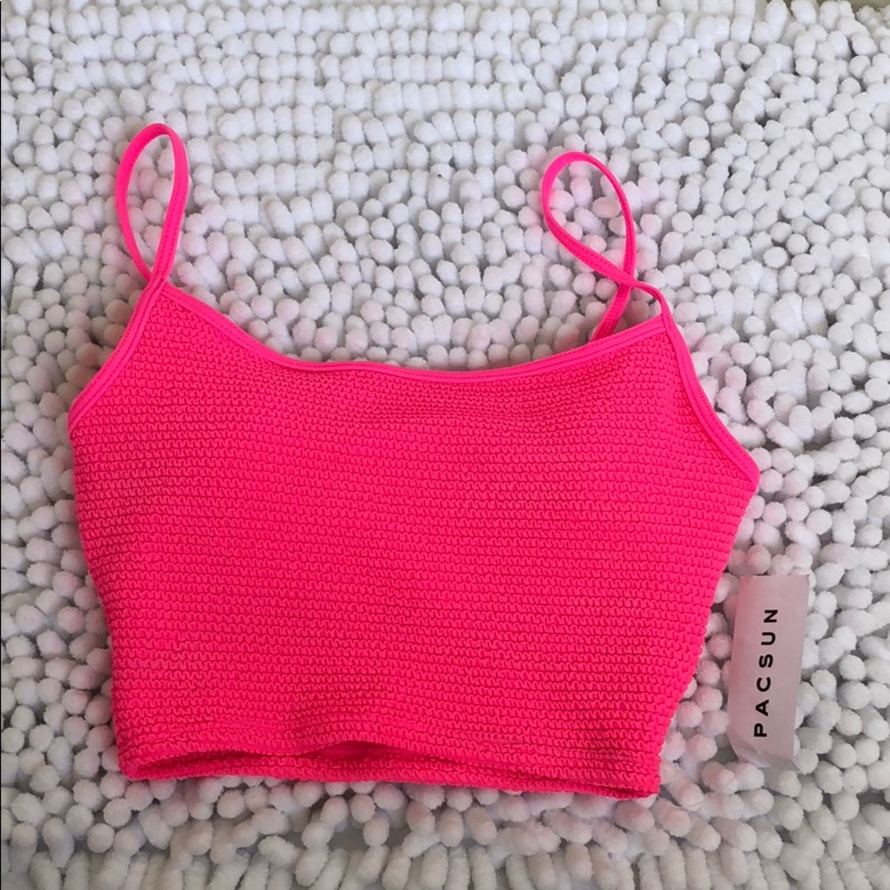 Pacsun Hot Pink Bikini Top
